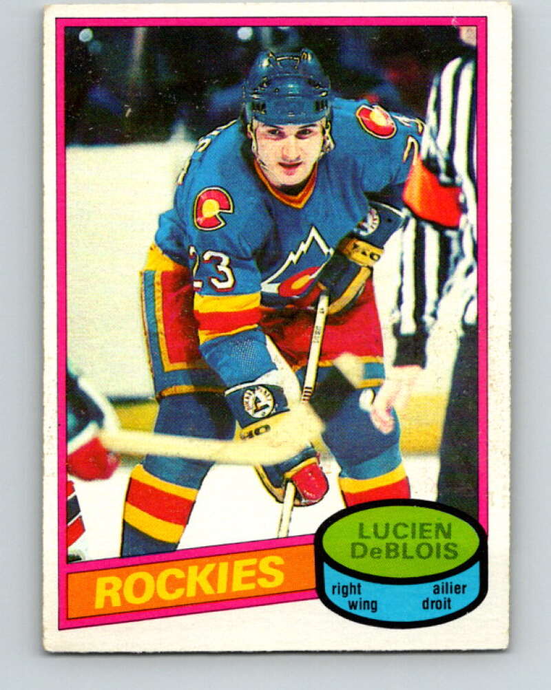 1980-81 O-Pee-Chee #146 Lucien DeBlois Colorado Rockies V38488