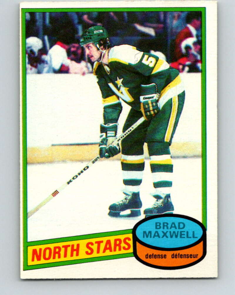 1980-81 O-Pee-Chee #152 Brad Maxwell Minnesota North Stars V38541