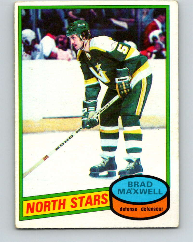 1980-81 O-Pee-Chee #152 Brad Maxwell Minnesota North Stars V38544