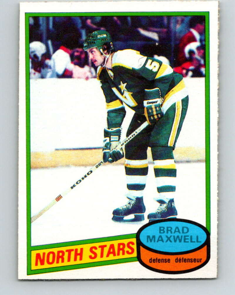 1980-81 O-Pee-Chee #152 Brad Maxwell Minnesota North Stars V38548