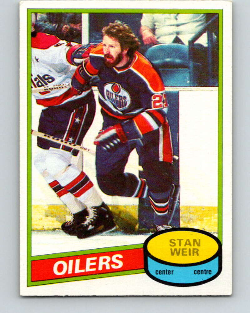 1980-81 O-Pee-Chee #153 Stan Weir Edmonton Oilers V38555
