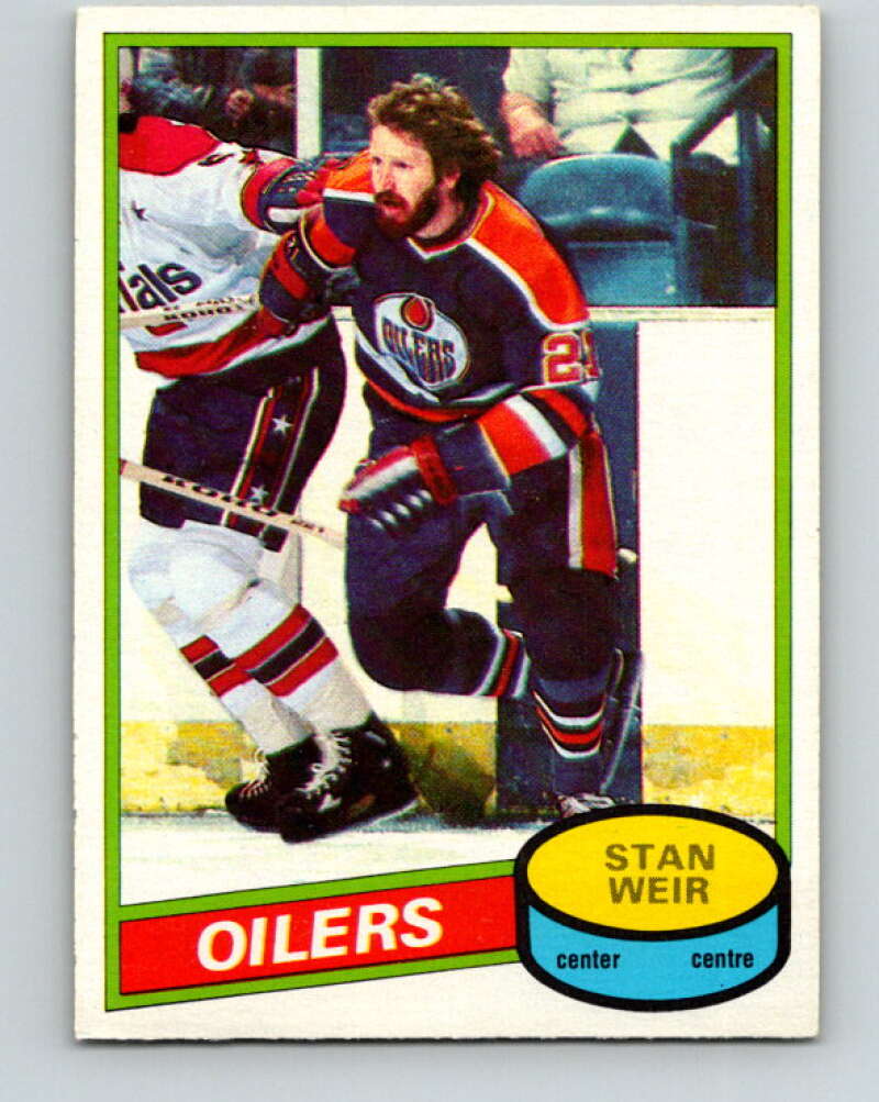 1980-81 O-Pee-Chee #153 Stan Weir Edmonton Oilers V38558