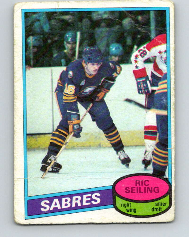 1980-81 O-Pee-Chee #159 Ric Seiling Buffalo Sabres V38620