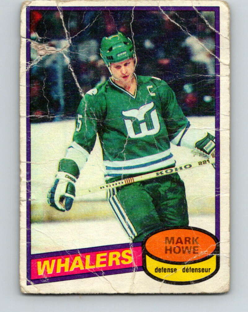 1980-81 O-Pee-Chee #160 Mark Howe Hartford Whalers V38628