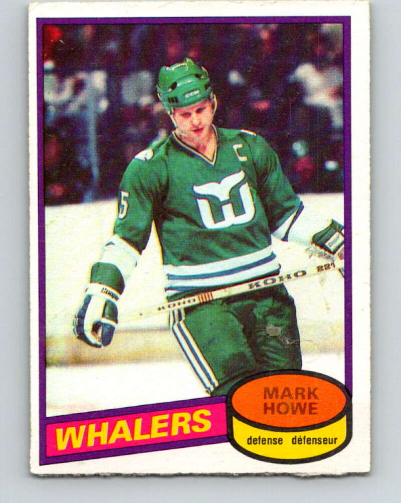 1980-81 O-Pee-Chee #160 Mark Howe Hartford Whalers V38632