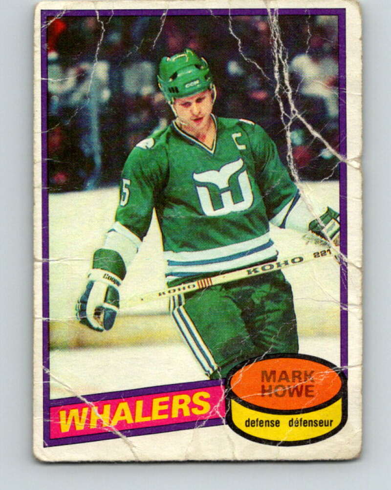 1980-81 O-Pee-Chee #160 Mark Howe Hartford Whalers V38640