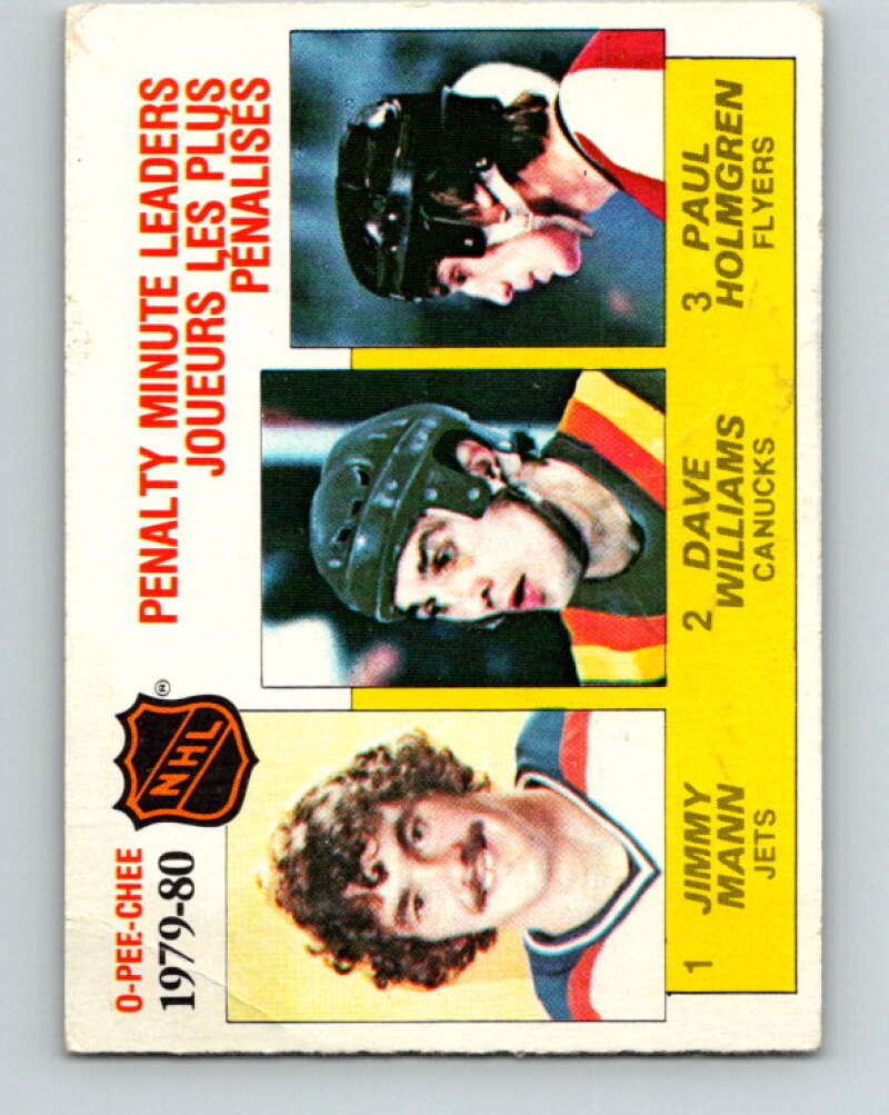 1980-81 O-Pee-Chee #164 Holmgren/Mann/Williams LL V38653