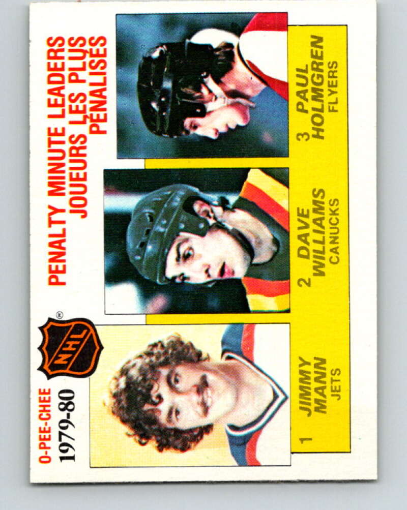 1980-81 O-Pee-Chee #164 Holmgren/Mann/Williams LL V38656
