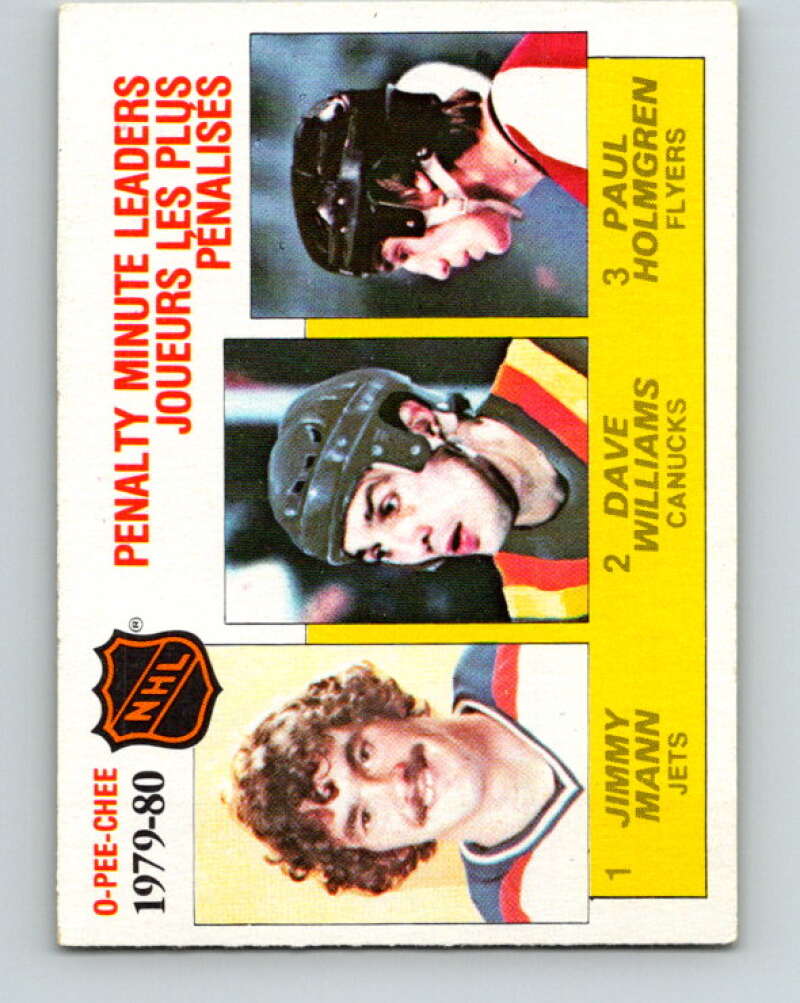 1980-81 O-Pee-Chee #164 Holmgren/Mann/Williams LL V38657