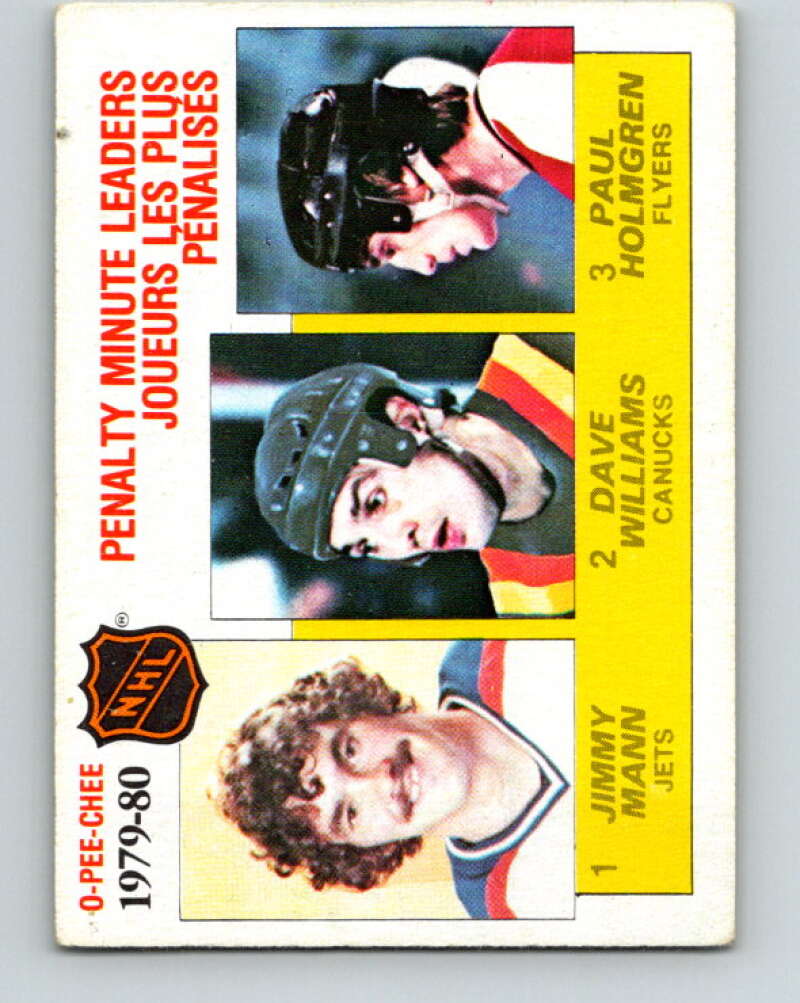 1980-81 O-Pee-Chee #164 Holmgren/Mann/Williams LL V38661