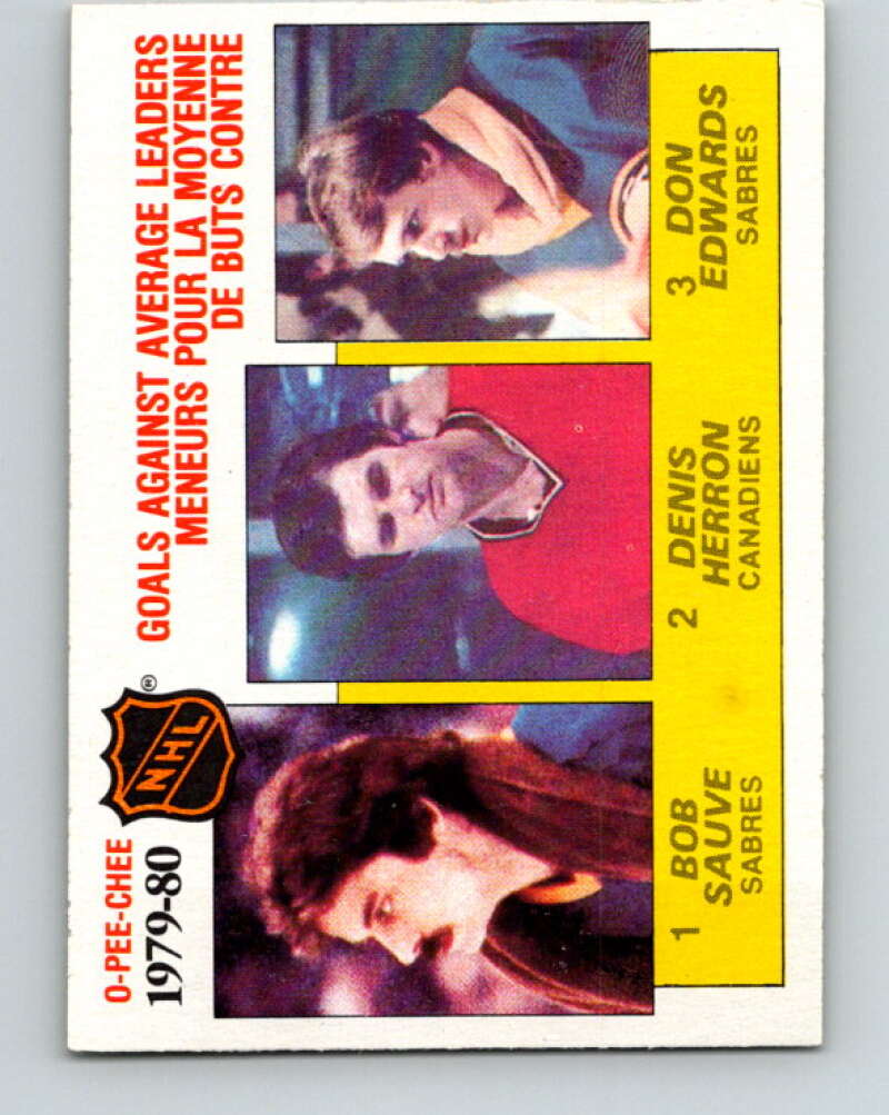 1980-81 O-Pee-Chee #166 Edwards/Herron/Sauve LL V38673