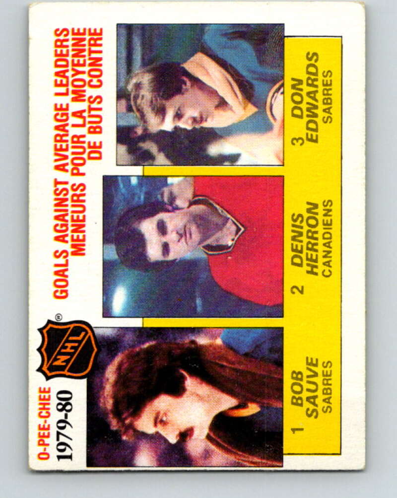 1980-81 O-Pee-Chee #166 Edwards/Herron/Sauve LL V38675