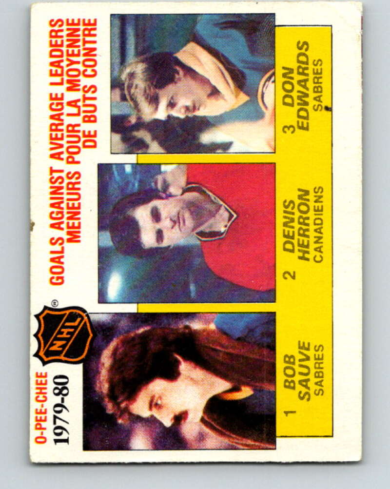 1980-81 O-Pee-Chee #166 Edwards/Herron/Sauve LL V38677