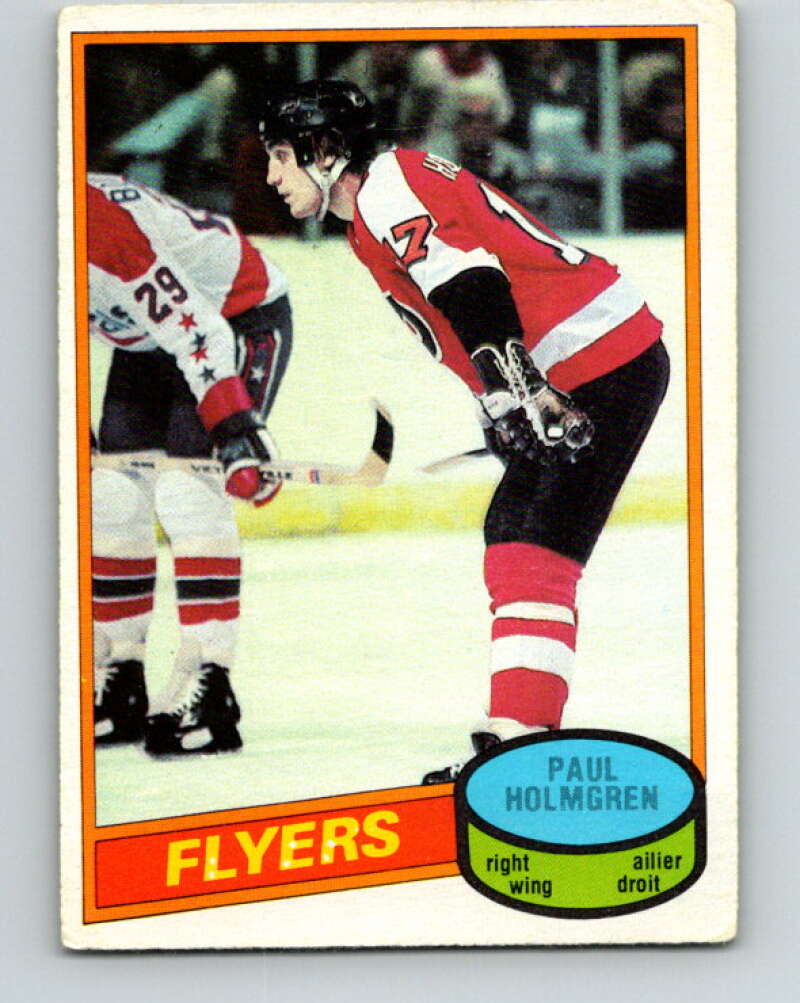 1980-81 O-Pee-Chee #172 Paul Holmgren Philadelphia Flyers V38728