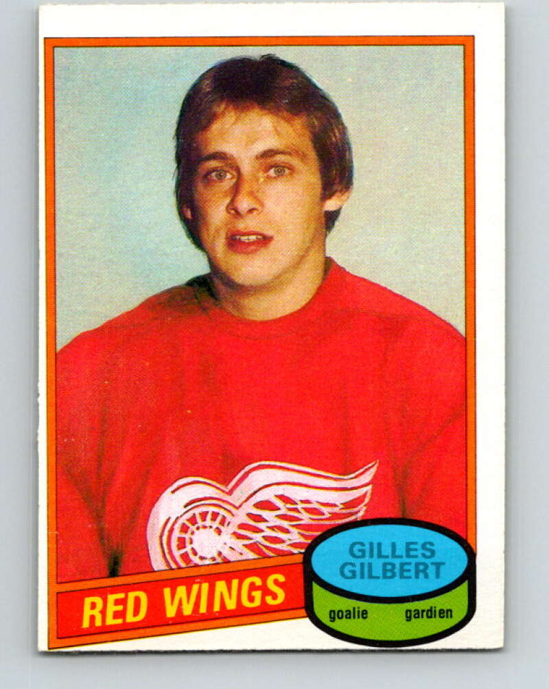 1980-81 O-Pee-Chee #175 Gilles Gilbert Detroit Red Wings V38746