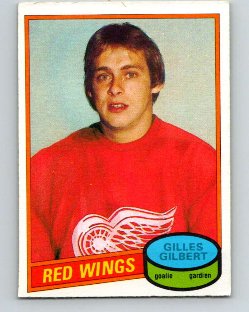 1980-81 O-Pee-Chee #175 Gilles Gilbert Detroit Red Wings V38748