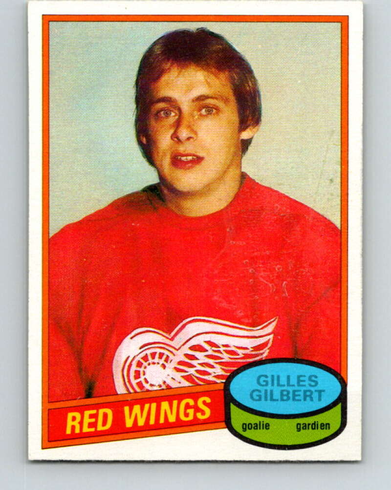 1980-81 O-Pee-Chee #175 Gilles Gilbert Detroit Red Wings V38750