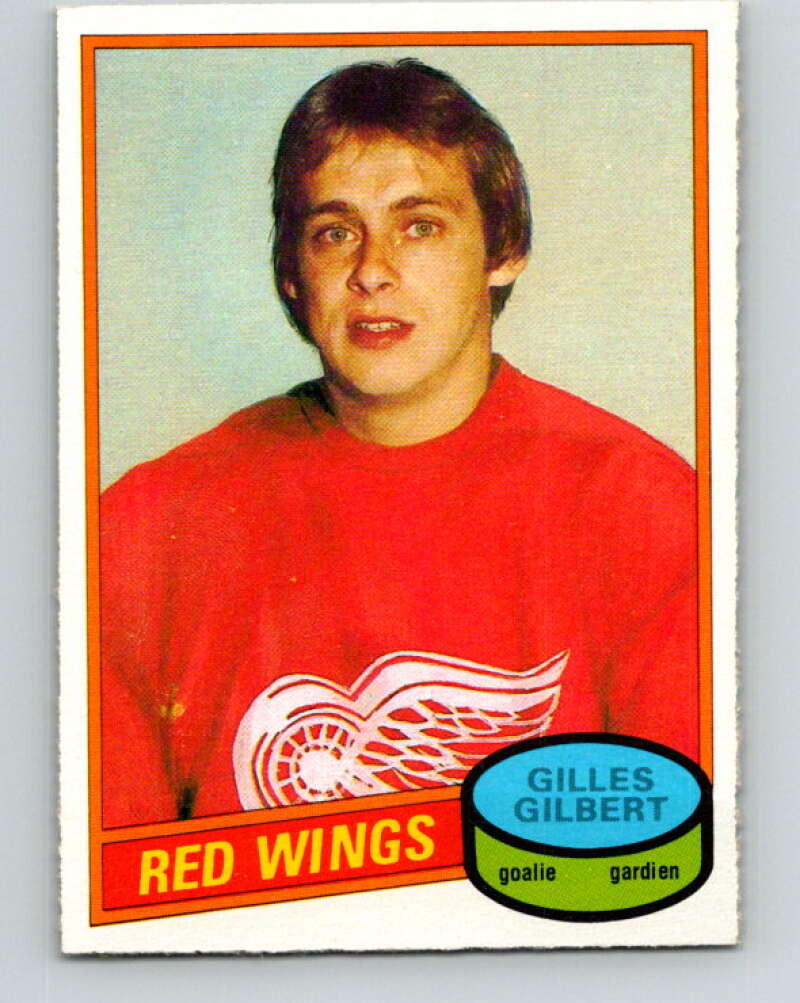 1980-81 O-Pee-Chee #175 Gilles Gilbert Detroit Red Wings V38751