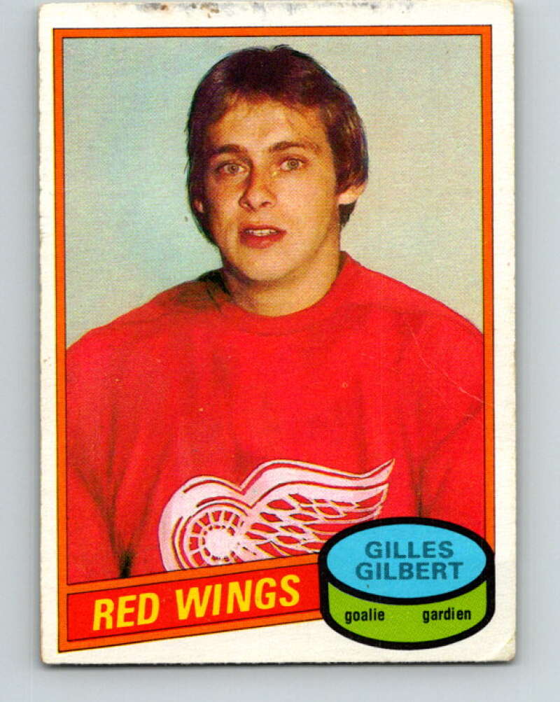 1980-81 O-Pee-Chee #175 Gilles Gilbert Detroit Red Wings V38752