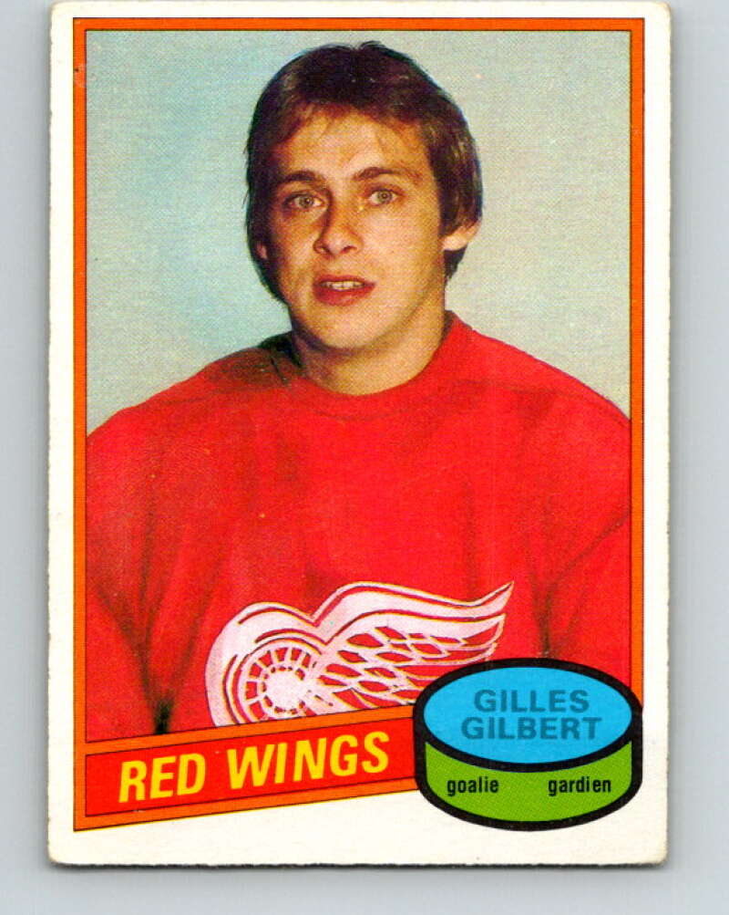 1980-81 O-Pee-Chee #175 Gilles Gilbert Detroit Red Wings V38754