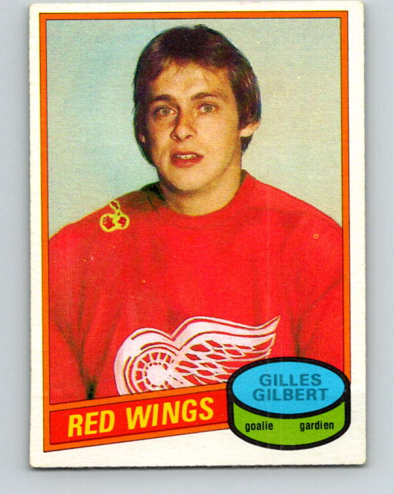 1980-81 O-Pee-Chee #175 Gilles Gilbert Detroit Red Wings V38755