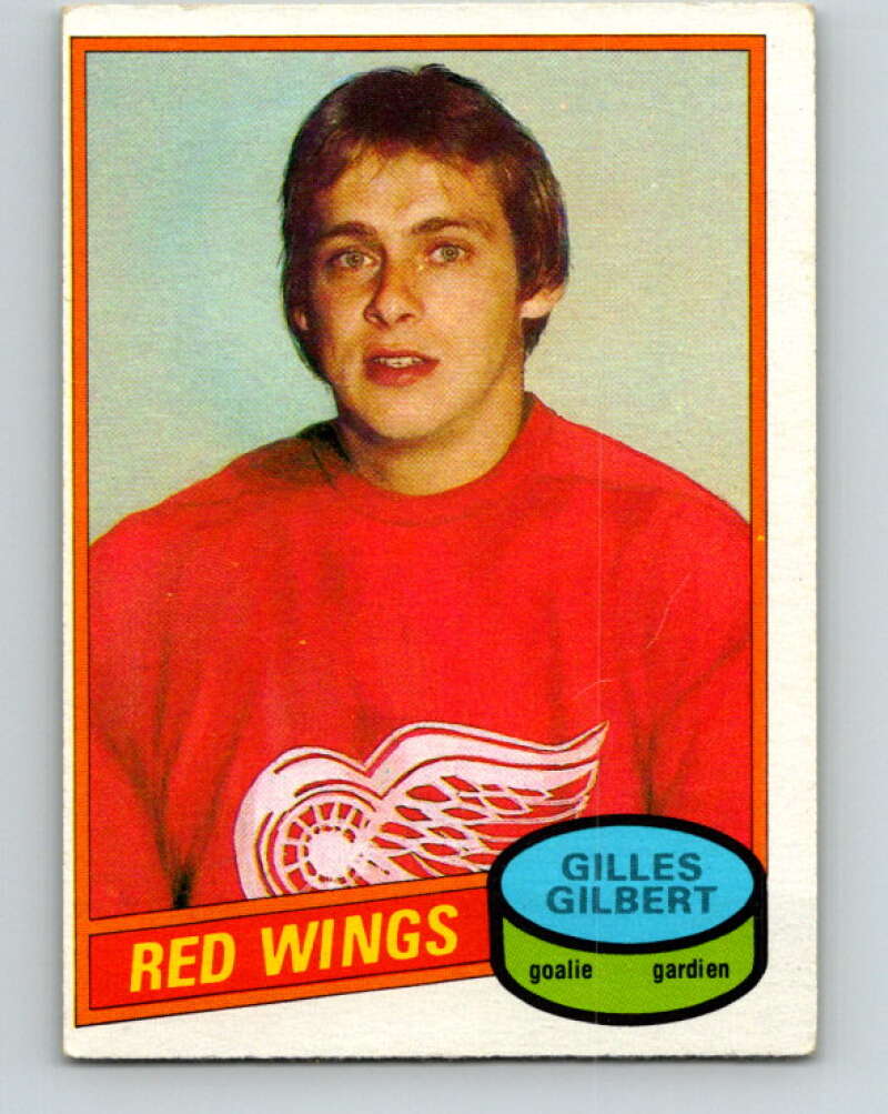1980-81 O-Pee-Chee #175 Gilles Gilbert Detroit Red Wings V38756