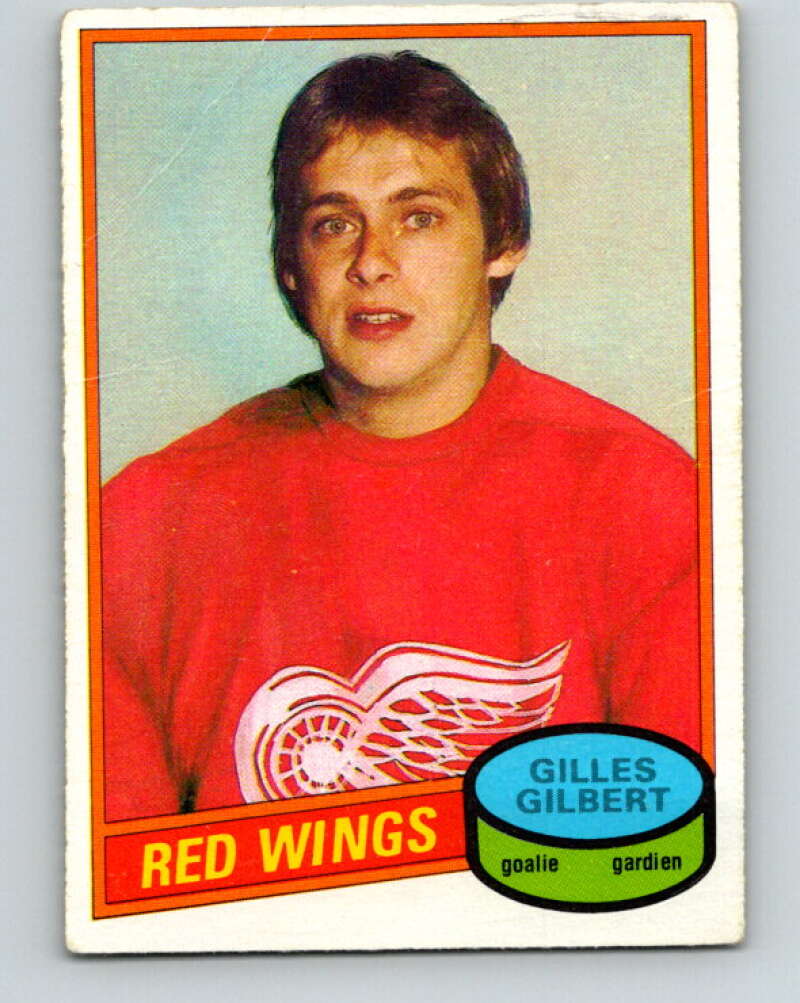 1980-81 O-Pee-Chee #175 Gilles Gilbert Detroit Red Wings V38758