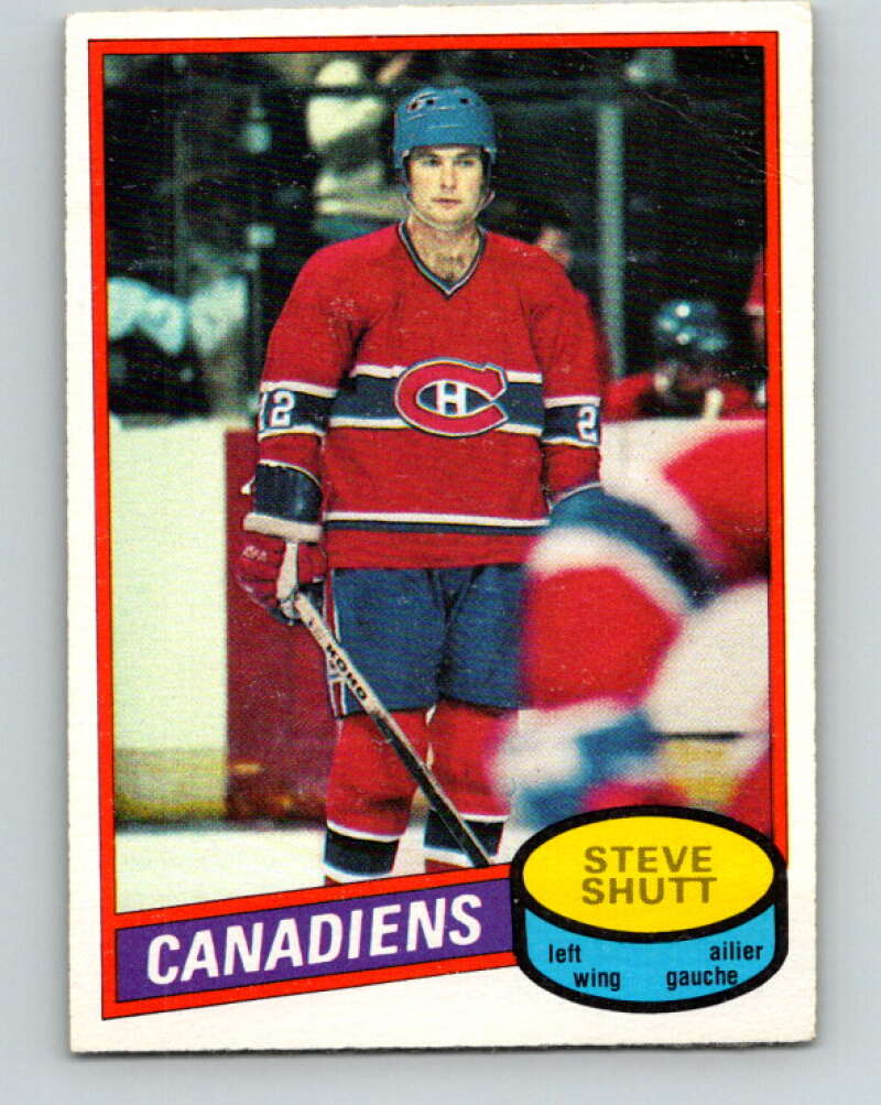 1980-81 O-Pee-Chee #180 Steve Shutt Montreal Canadiens V38809