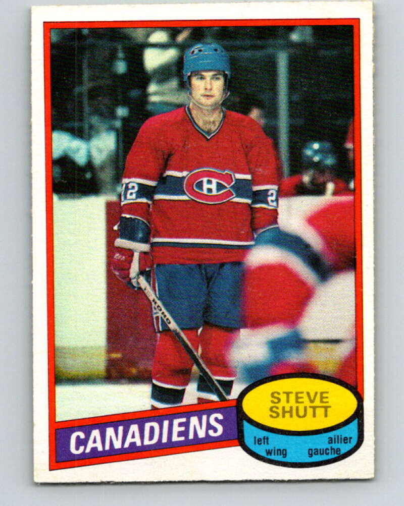 1980-81 O-Pee-Chee #180 Steve Shutt Montreal Canadiens V38810