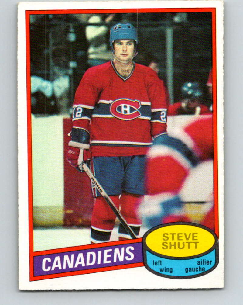 1980-81 O-Pee-Chee #180 Steve Shutt Montreal Canadiens V38812