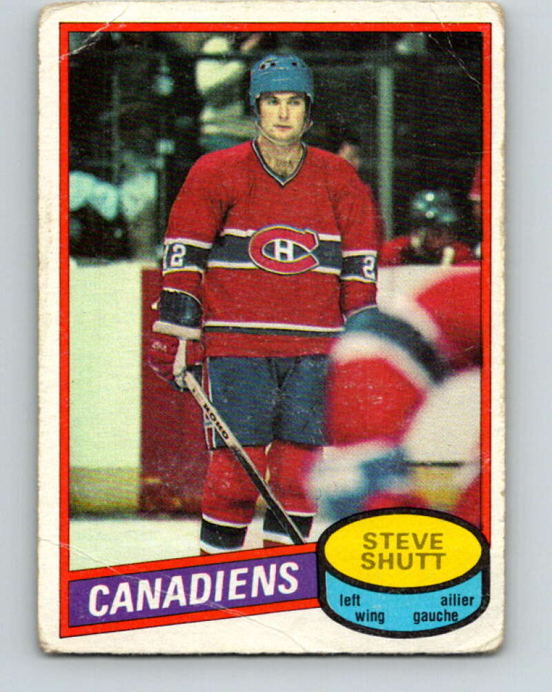 1980-81 O-Pee-Chee #180 Steve Shutt Montreal Canadiens V38815