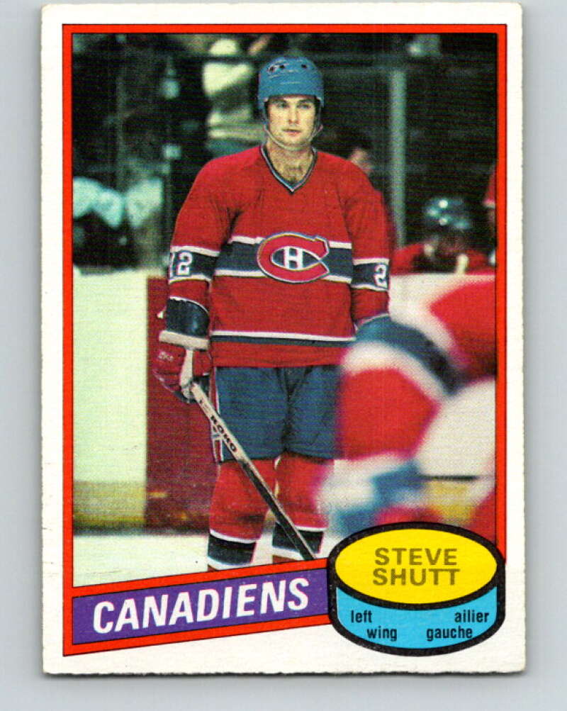 1980-81 O-Pee-Chee #180 Steve Shutt Montreal Canadiens V38818