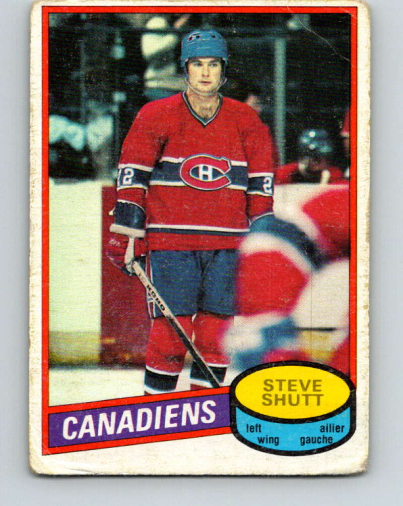 1980-81 O-Pee-Chee #180 Steve Shutt Montreal Canadiens V38820
