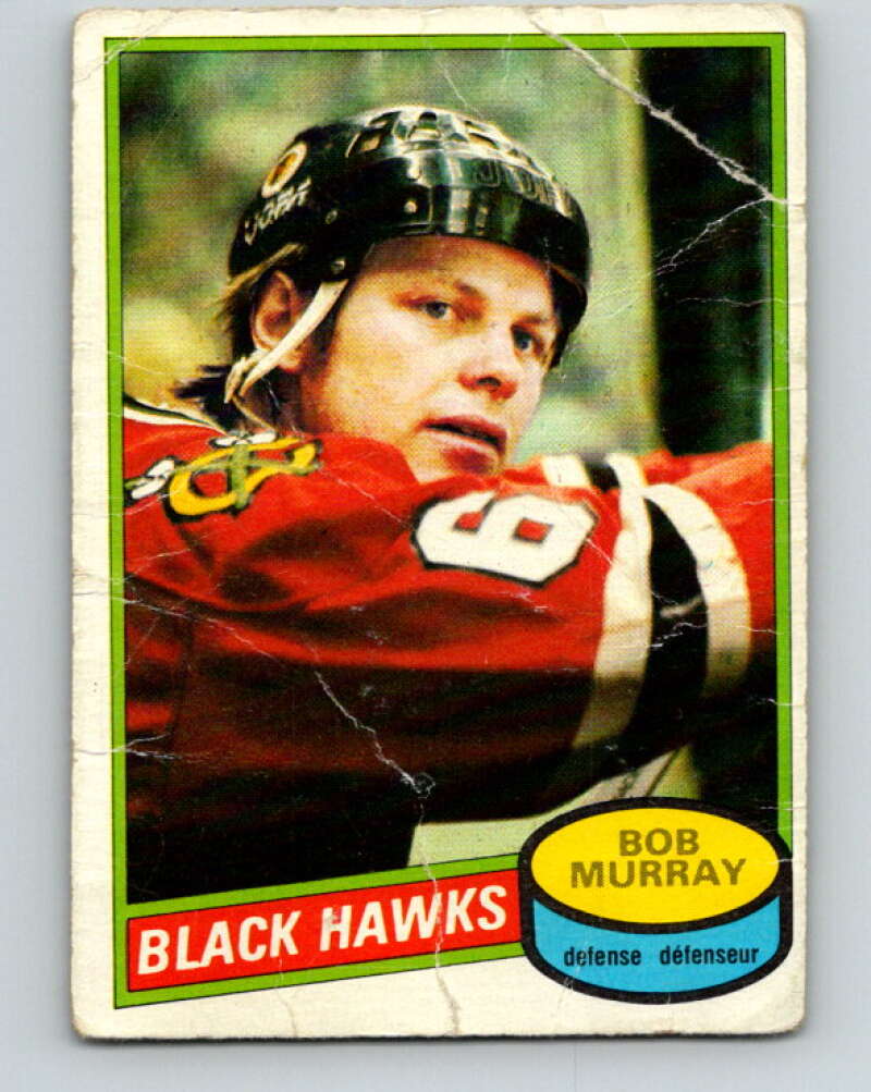 1980-81 O-Pee-Chee #181 Bob Murray Chicago Blackhawks V38822