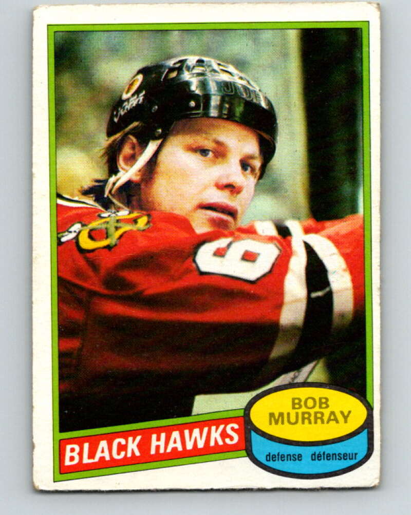 1980-81 O-Pee-Chee #181 Bob Murray Chicago Blackhawks V38825