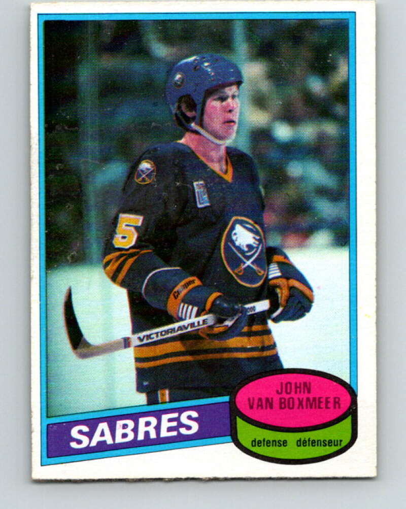 1980-81 O-Pee-Chee #183 John Van Boxmeer Buffalo Sabres V38835