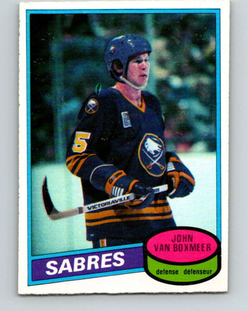 1980-81 O-Pee-Chee #183 John Van Boxmeer Buffalo Sabres V38840