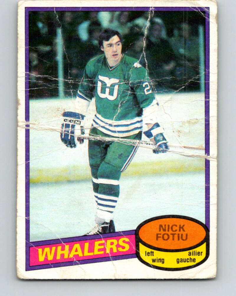 1980-81 O-Pee-Chee #184 Nick Fotiu Hartford Whalers V38849