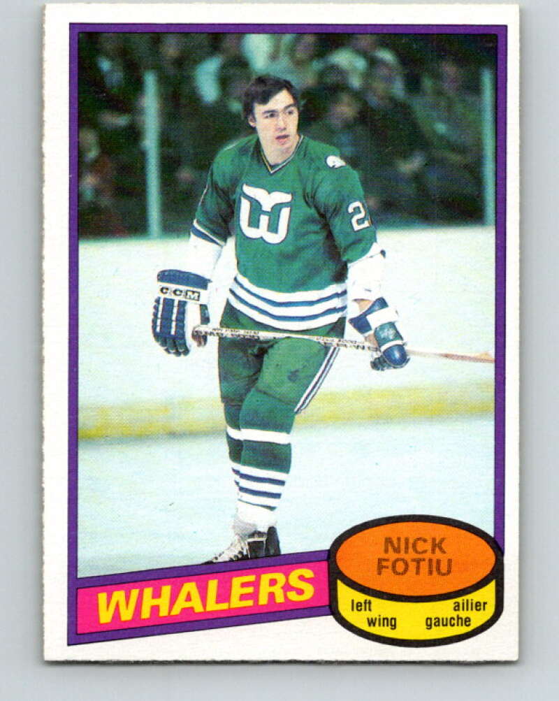 1980-81 O-Pee-Chee #184 Nick Fotiu Hartford Whalers V38850