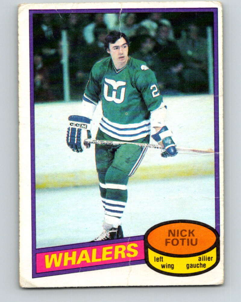 1980-81 O-Pee-Chee #184 Nick Fotiu Hartford Whalers V38855