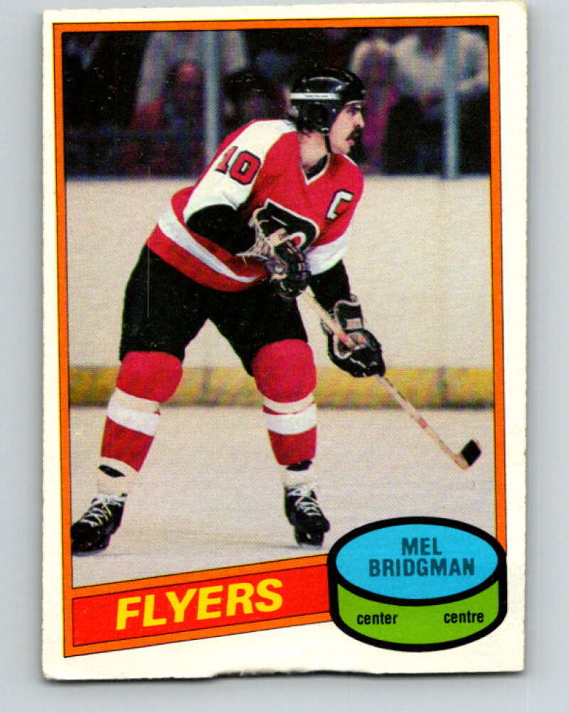 1980-81 O-Pee-Chee #189 Mel Bridgman Philadelphia Flyers V38897