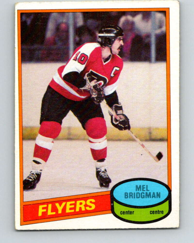 1980-81 O-Pee-Chee #189 Mel Bridgman Philadelphia Flyers V38899
