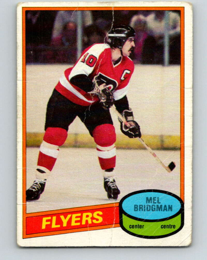1980-81 O-Pee-Chee #189 Mel Bridgman Philadelphia Flyers V38901