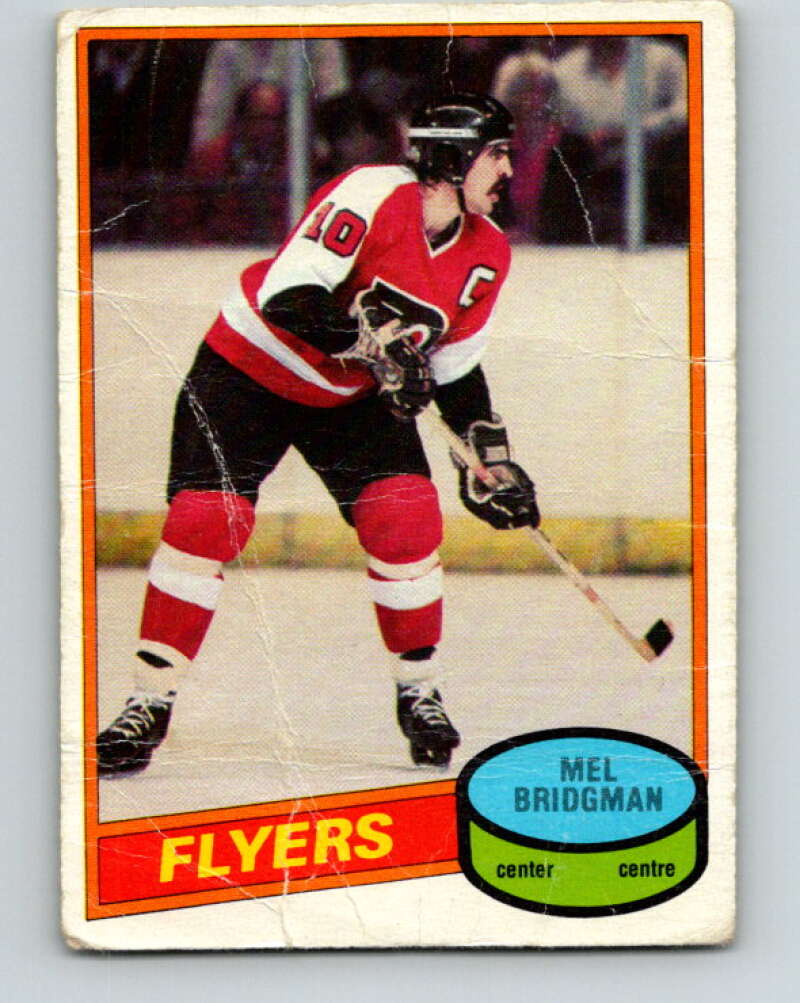 1980-81 O-Pee-Chee #189 Mel Bridgman Philadelphia Flyers V38902