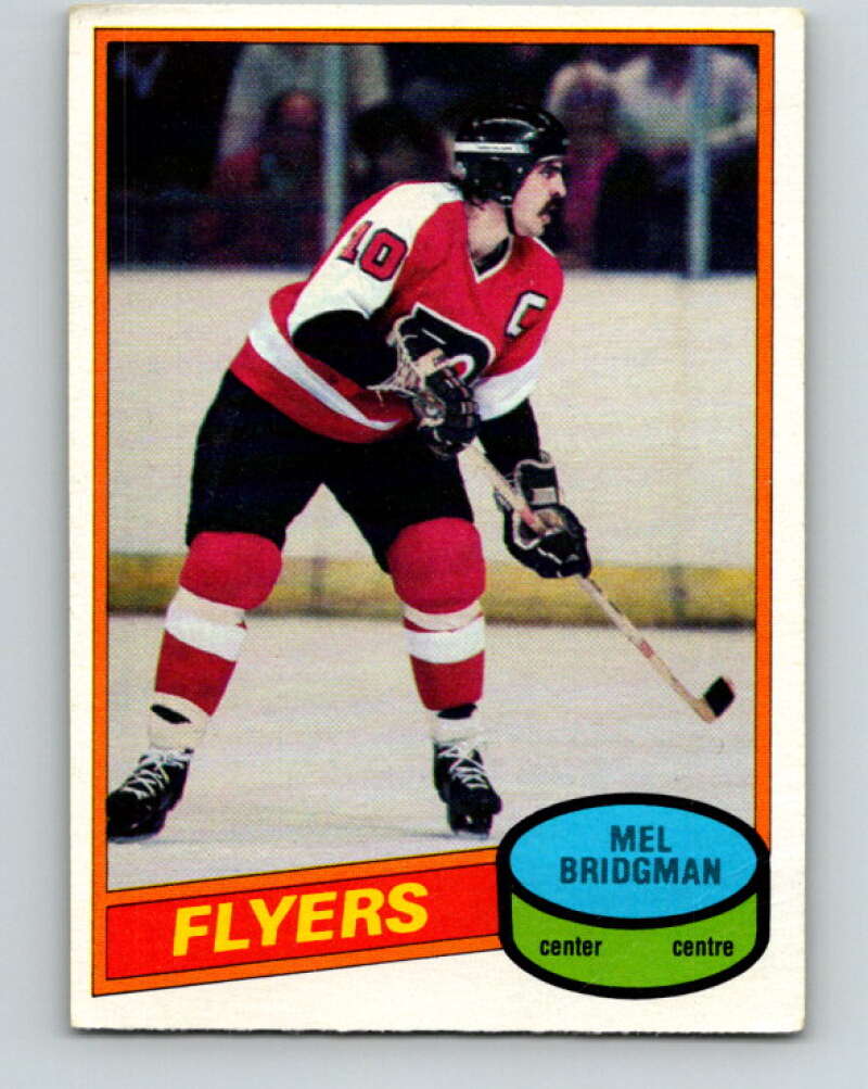 1980-81 O-Pee-Chee #189 Mel Bridgman Philadelphia Flyers V38903