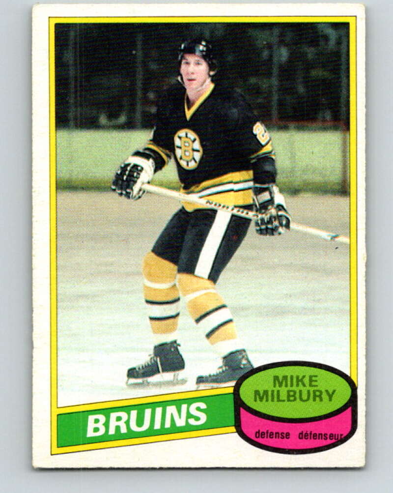 1980-81 O-Pee-Chee #191 Mike Milbury Boston Bruins V38917