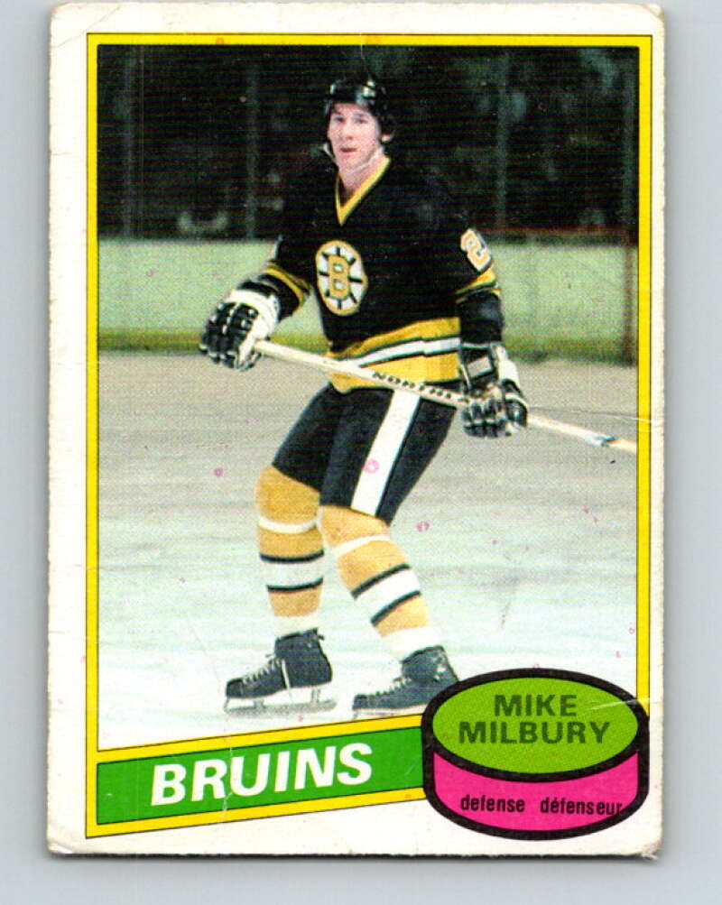 1980-81 O-Pee-Chee #191 Mike Milbury Boston Bruins V38918