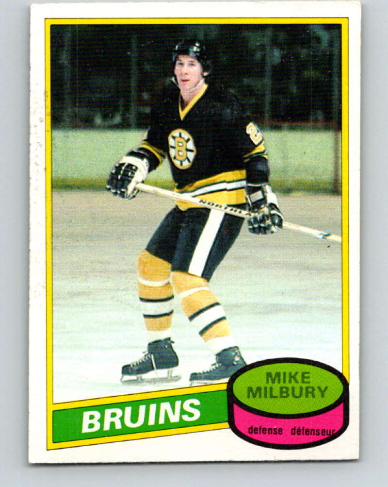 1980-81 O-Pee-Chee #191 Mike Milbury Boston Bruins V38920