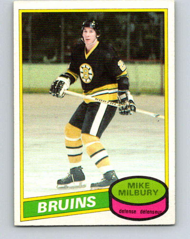 1980-81 O-Pee-Chee #191 Mike Milbury Boston Bruins V38922
