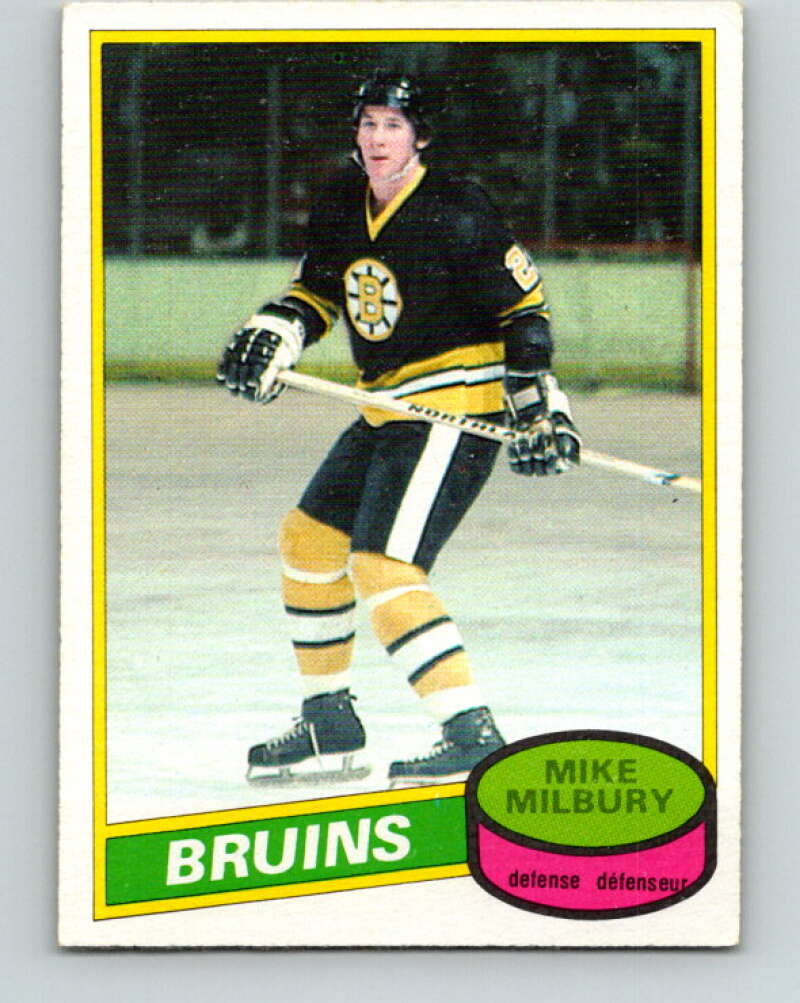 1980-81 O-Pee-Chee #191 Mike Milbury Boston Bruins V38923